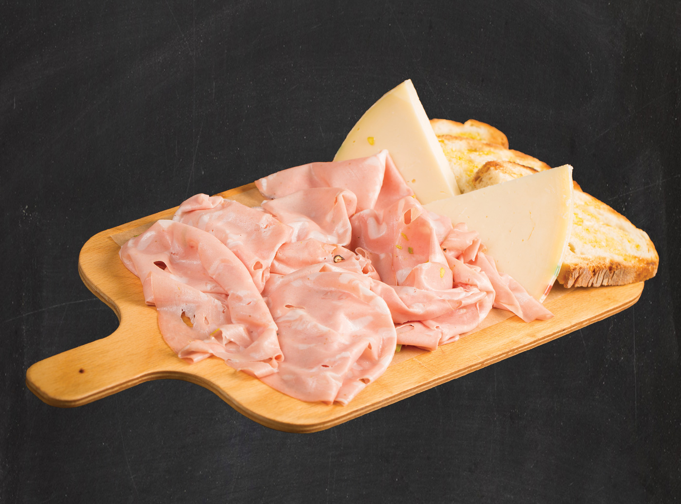 Tagliere Mortadella IGP Rovagnati e Auricchio piccante