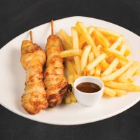 Spiedoni di filetto di pollo* alla brace